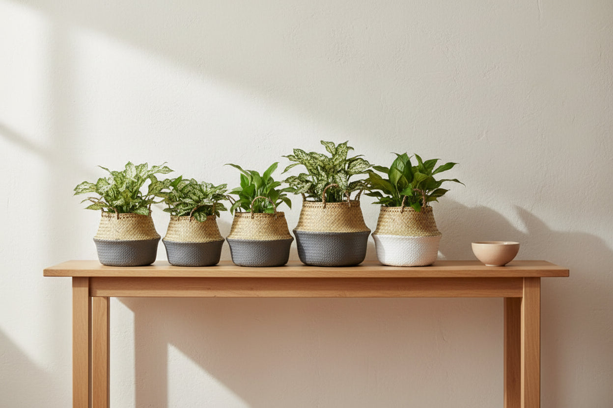 Artisan Seagrass Storage Baskets