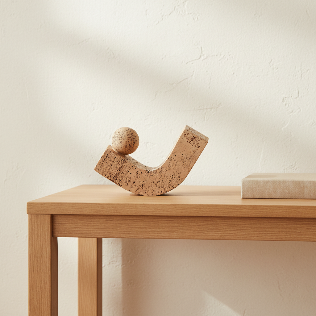 Wabi-Sabi Curve Sculpture