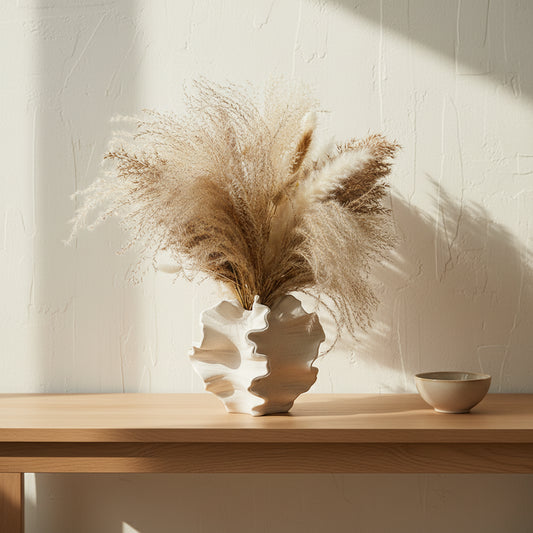 European Frosted Ceramic Vase