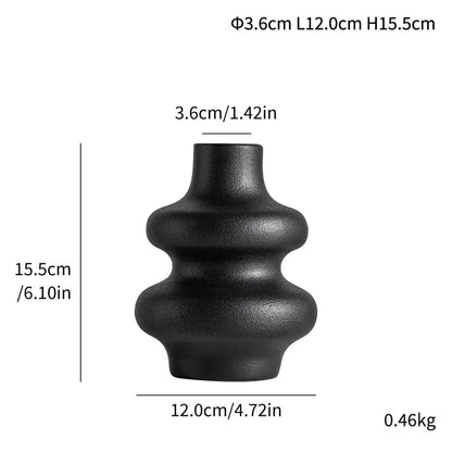 Matte Granular Ceramic Vase