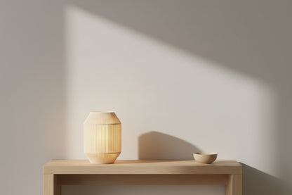 Set of 2 Woven Lamp shade Table Lamps-0